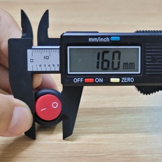 Công tắc bập bênh tròn 21mm KCD1