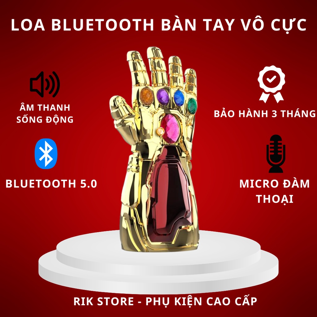 Loa Bluetooth Bàn Tay Vô Cực Sáng Tạo -Loa Hình Bàn Tay Thanos-BẢO HÀNH 3 THÁNG 1 ĐỔI 1-RIK STORE