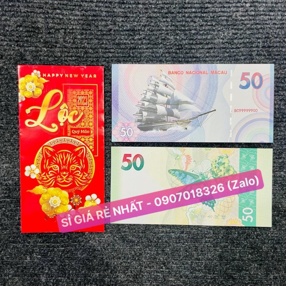 COMBO 10 Tờ Tiền Kỉ Niệm Thuận Buồm Xuôi Gió Của Macao , Phong Thủy May Mắn