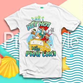 Áo thun đồng phục, áo nhóm đồng phục đi biển, đi chơi chất cotton dày dặn thoáng mát