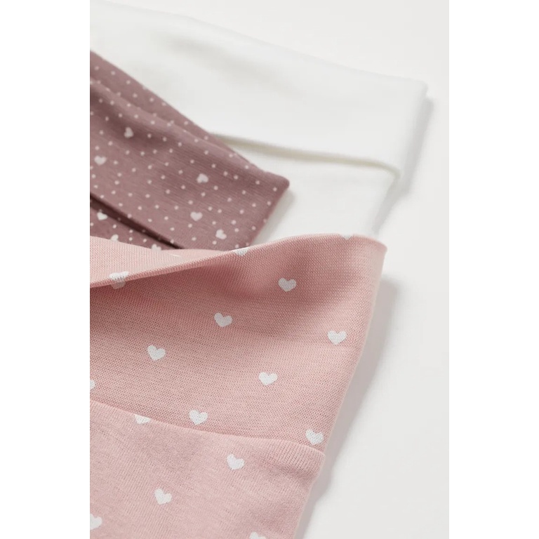 Set 3 quần cạp cao HM H&M size 4-6m_hàng chính hãng Anh