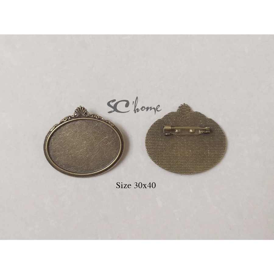 SC-Phôi cài áo size lớn