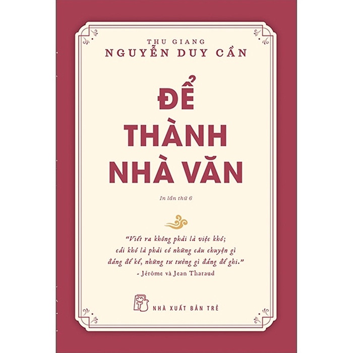 Sách - Để Thành Nhà Văn