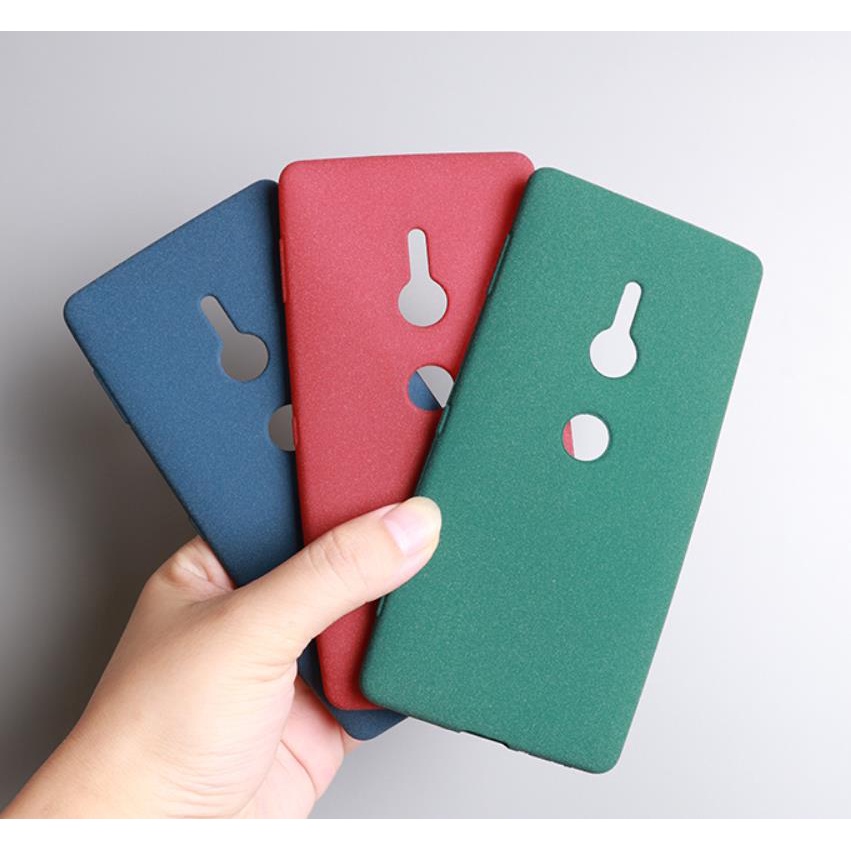 Ốp Điện Thoại TPU Dẻo Màu Trơn Chống Bám Vân Tay Thiết Kế Đơn Giản Thời Trang Cho Sony Xperia XZ XZS XZ1 XZ2 XZ3 Premium