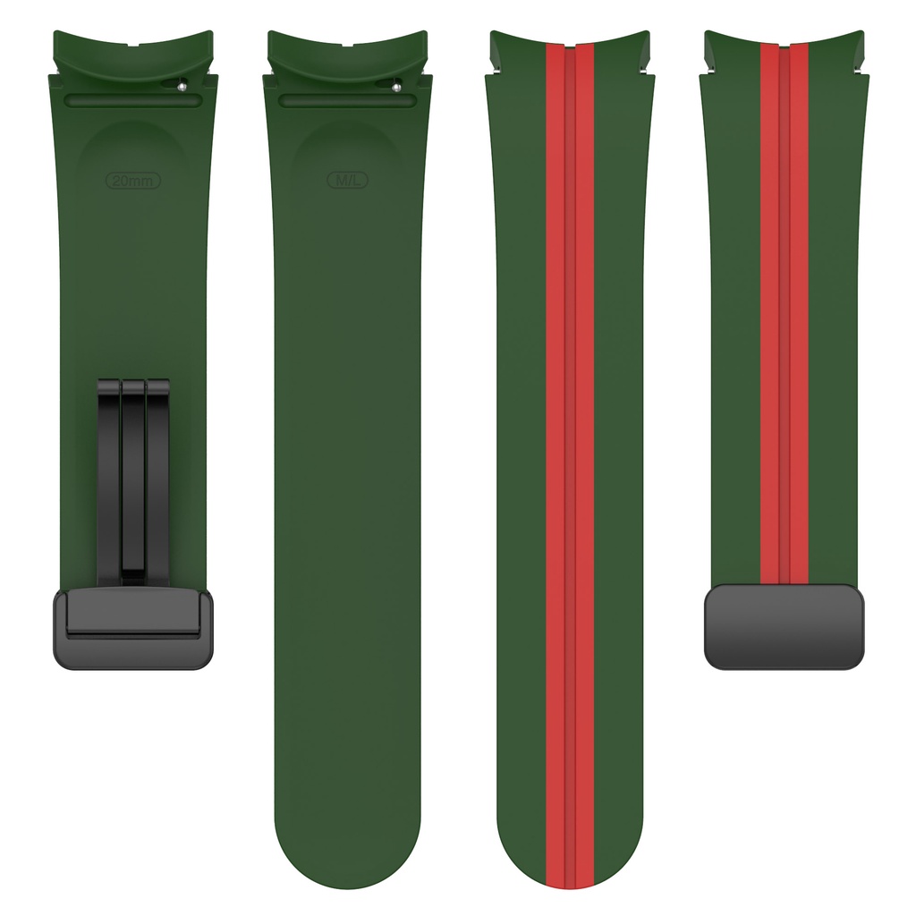 Dây Đeo Silicone Khóa Nam Châm Cho Đồng Hồ Thông Minh Samsung Galaxy Watch 5 pro Galaxy Watch5 40mm 44mm 20mm