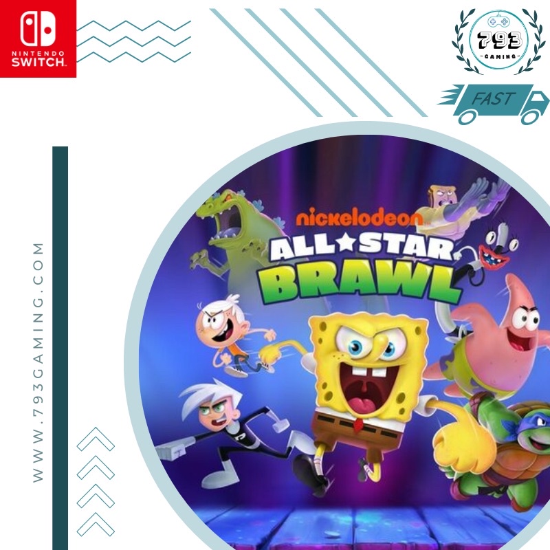 [NSW] - [Có Sẵn] - Nickelodeon All-Star Brawl - Băng trò chơi Nintendo Switch