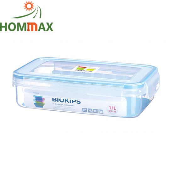 (KOMAX) Hộp nhựa Komax Biokips 1.1L, NHỰA PP, XUẤT XỨ KOREA