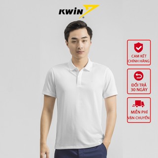 Áo polo nam KWIN 4 màu nam tính công nghệ dệt jacquard kiểu dáng lịch lãm chỉn chu suông nhẹ thoải mái KPS018S9