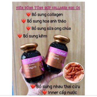 💗COLLAGEN ÚC 6 IN 1 SPRING LEAF INNER BEAUTY 90v