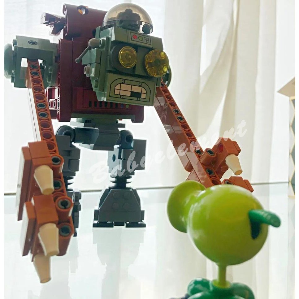 Plants vs. Zombies Xu hướng tương thích Chơi Khối xây dựng Lâu đài trên bầu trời Thời kỳ đen tối Mô hình sáng tạo Trò chơi hoạt hình Đồ chơi Quà tặng
