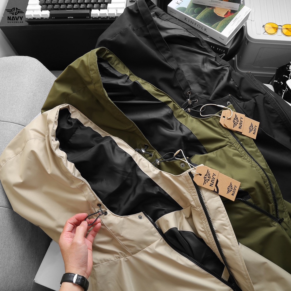 ÁO KHOÁC DÙ TRƠN BIG SIZE NAM