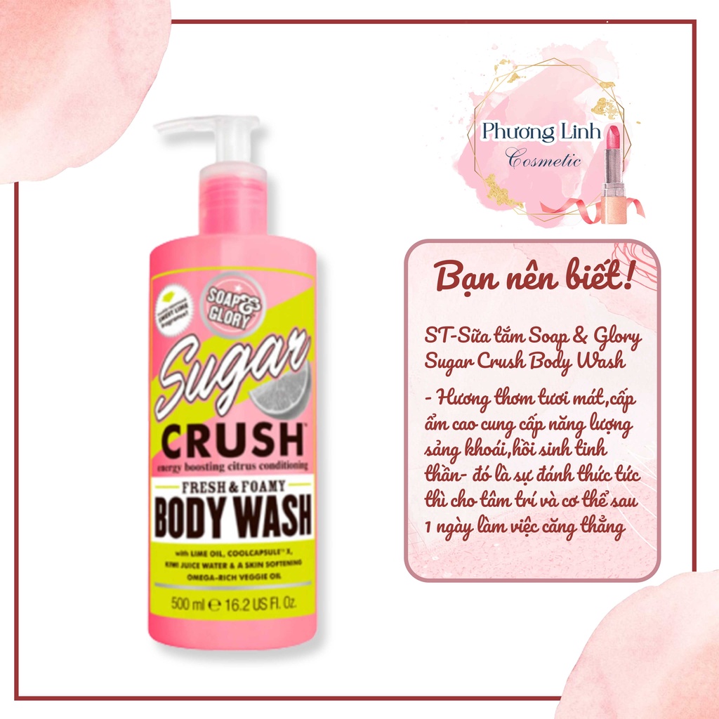 Sữa tắm Soap & Glory Sugar Crush Body Wash 500ml PL016
