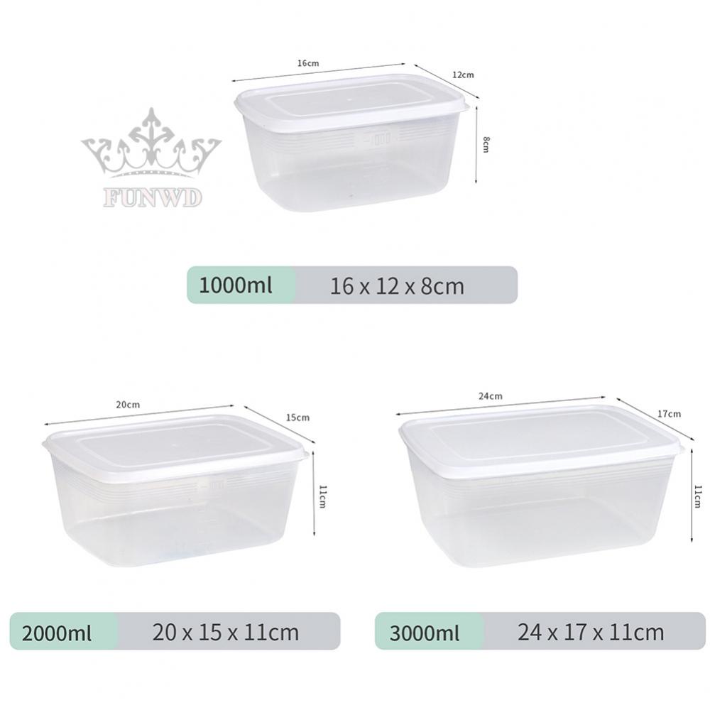 Hộp Nhựa Trong Suốt Đựng Thực Phẩm Để Tủ Lạnh Tiện Dụng