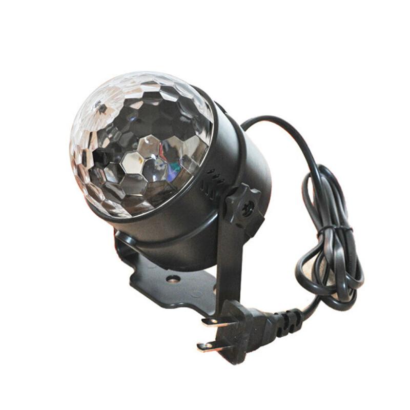 (KÈM REMOTE) Đèn Led 7 màu vũ trường cảm ứng nháy theo nhạc xoay tự động