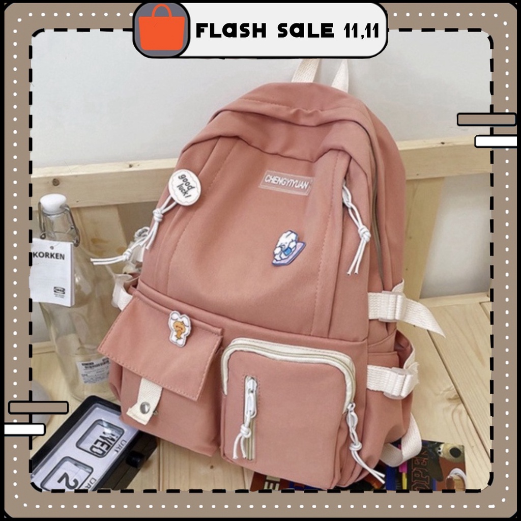 balo nam nữ ulzzang chống nước, chống nhăn, balo nam hộp to trên 2 hộp mini dưới hàng Quảng Châu | BL009
