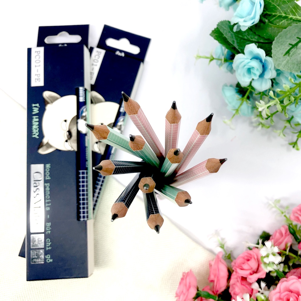 Bút Chì Gỗ 2B Có Tẩy CLASSMATE -1 Chiếc Nét Bút Mịn, Hình Cún Cưng Siêu Cute, Dùng Để Luyện Chữ Cho Học Sinh PC01-PE