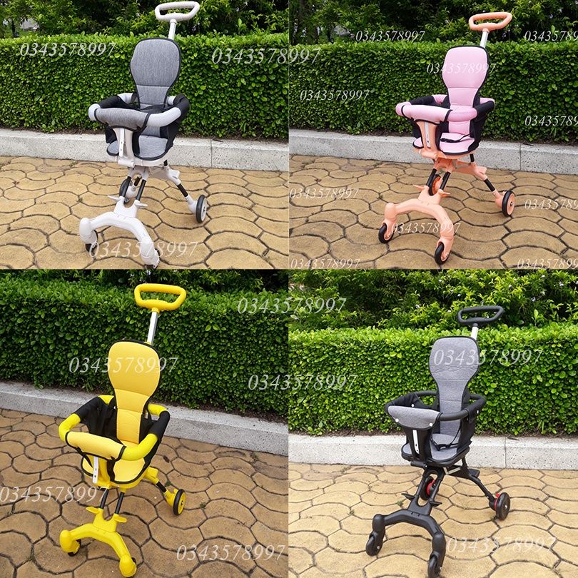 Xe đẩy cho bé, Xe đẩy gấp gọn em bé đi du lịch siêu gọn nhẹ