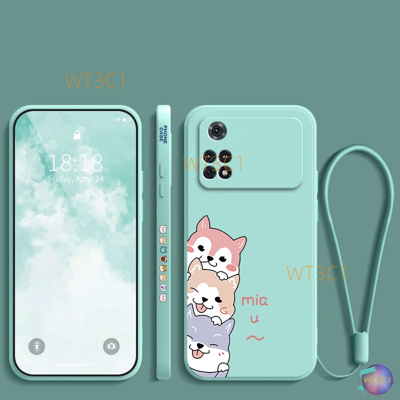 Thú Cưng Dễ Thương Cho Ốp Lưng POCO M4 Pro 4G POCO M4 Pro 5G POCO M4 5G POCO M3 Pro POCO M3 POCO M5 POCO M5S Ốp Điện Thoại Dẻo Họa Tiết