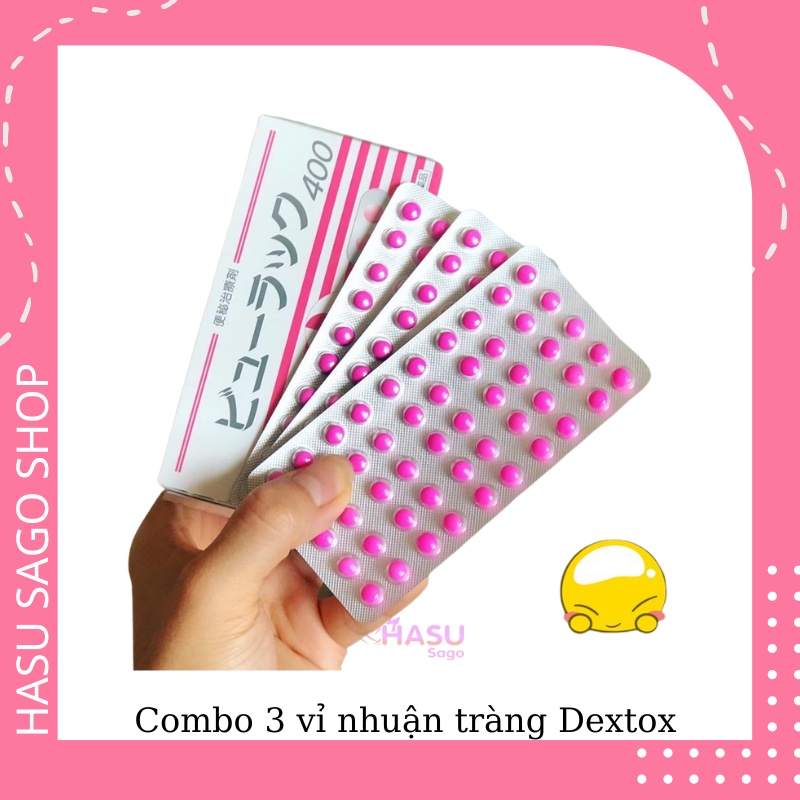 Combo 3 Vỉ Viên Uống Nhuận Tràng Detox Kenton Diet Kokando - Nhật Bản