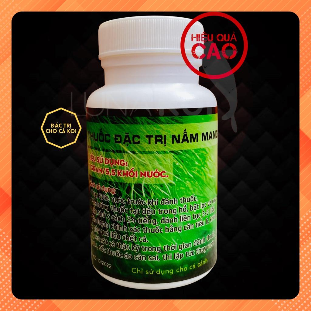 Đặc trị nấm mang cá Koi, phòng bệnh nấm mang cá Koi chai 50g - Mua nhiều giá Sỉ