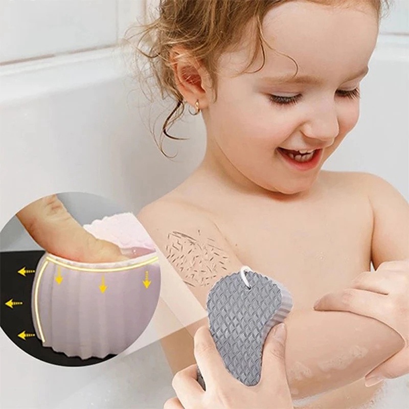 Mút Tắm Mềm Mại Làm Sạch Da Em Bé Tiện Dụng