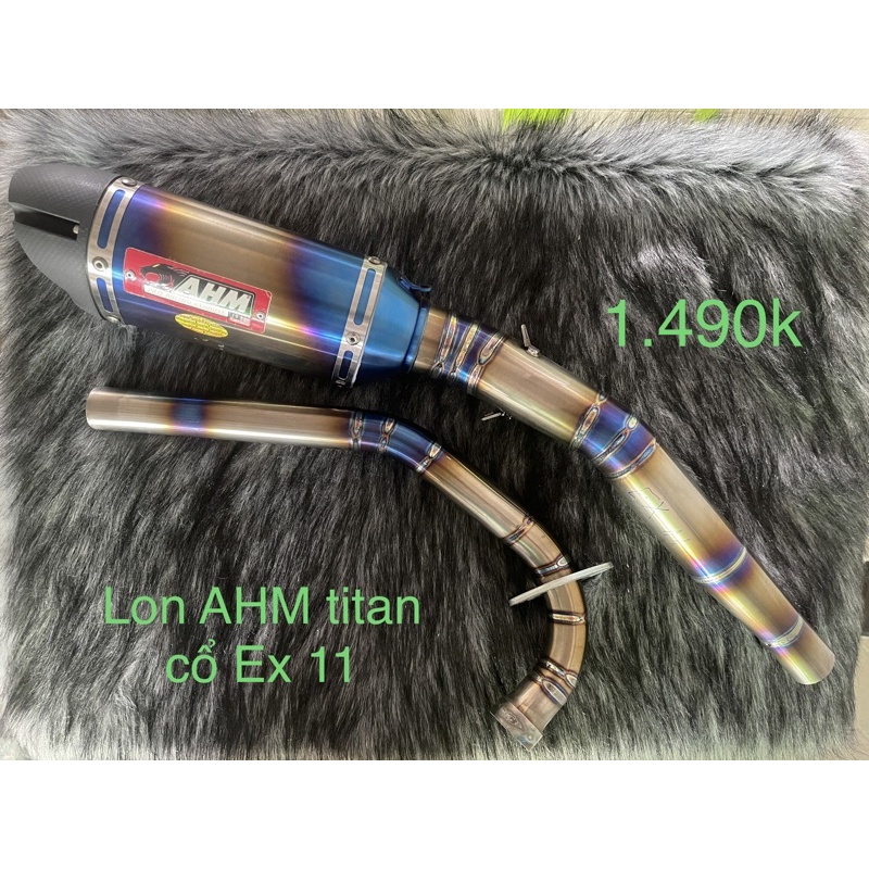 Lon pô AHM full cổ Titan cho Ex 2011