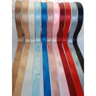 Hoả tốc Cuộn 10 mét ruy băng lụa 2cm chất thường mỏng lụa 1 mặt