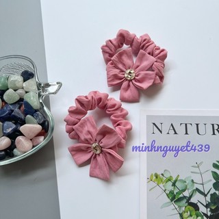 Cột tóc Moonhome nơ hoa xinh xắn (Cột tóc handmade)