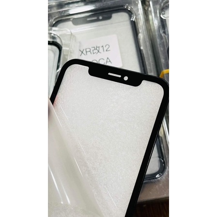 Kính màn phẳng độ XR lên 11 12 13 14 14Pro liền keo và không keo