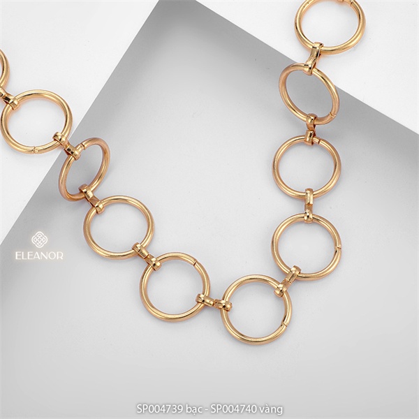 Dây chuyền nữ chocker Eleanor Accessories hình vòng tròn phụ kiện trang sức cá tính