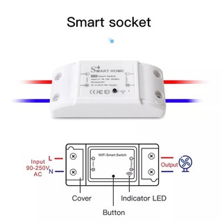 Công Tắc TUYA Wifi+ Bluetooth Điều Khiển Từ Xa Tuya Basic