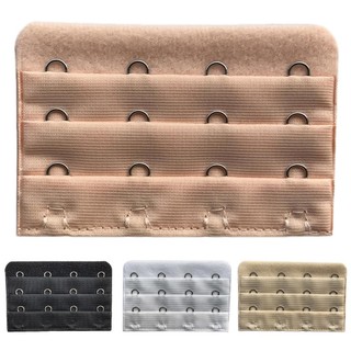 【2fire】 Useful Bra Extenders Strap Extension 3 Rows /4 Hooks Adjustable Belt Buckle