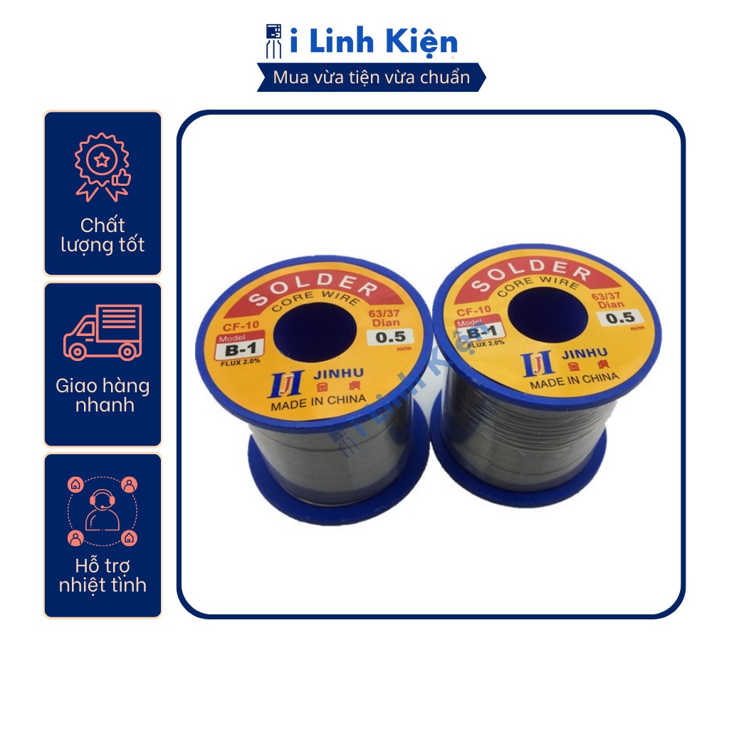 Thiếc hàn nhựa thông sn63 cao cấp 500G nhẹ lửa ít khói mối hàn sáng.