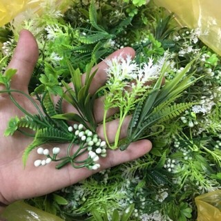 100g cỏ điểm trang trí hộp quà, hoa sáp, bó hoa vải