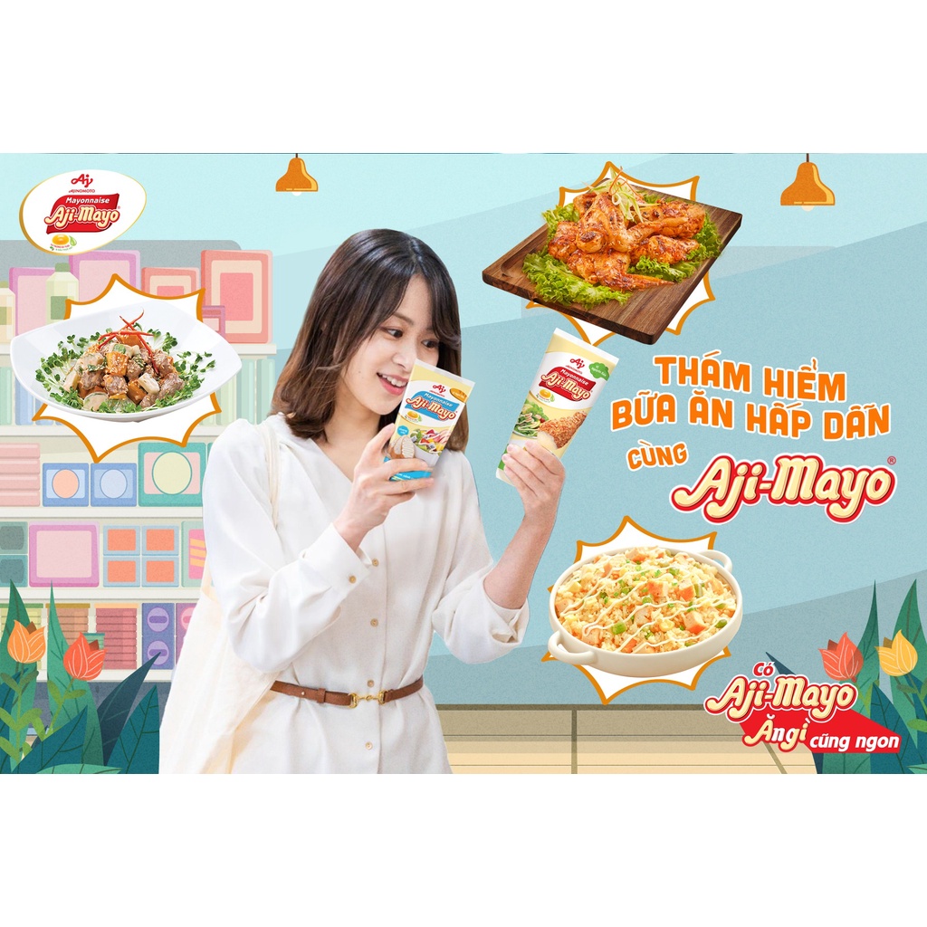 Xốt Mayonnaise Aji-mayo Ajinomoto lọ 260g