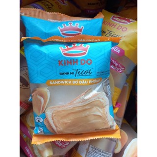 Bánh Sanwich lát Bơ Đậu Phộng Kinh Đô 40gam (combo 5bánh)