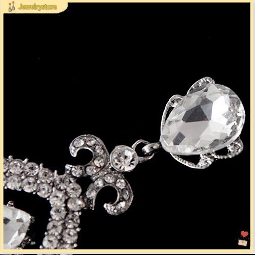 Ghim Cài Áo Hình Hoa Lớn Đính Đá Pha Lê Cho Cô Dâu