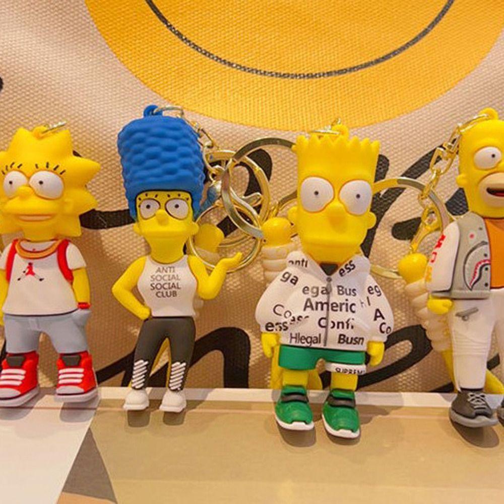 Móc Khóa Hình Búp Bê Hoạt Hình Simpsons