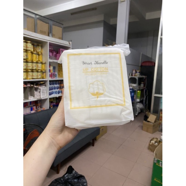 Bông tẩy trang Smart Manelle up cotton 3 lớp 222 miếng