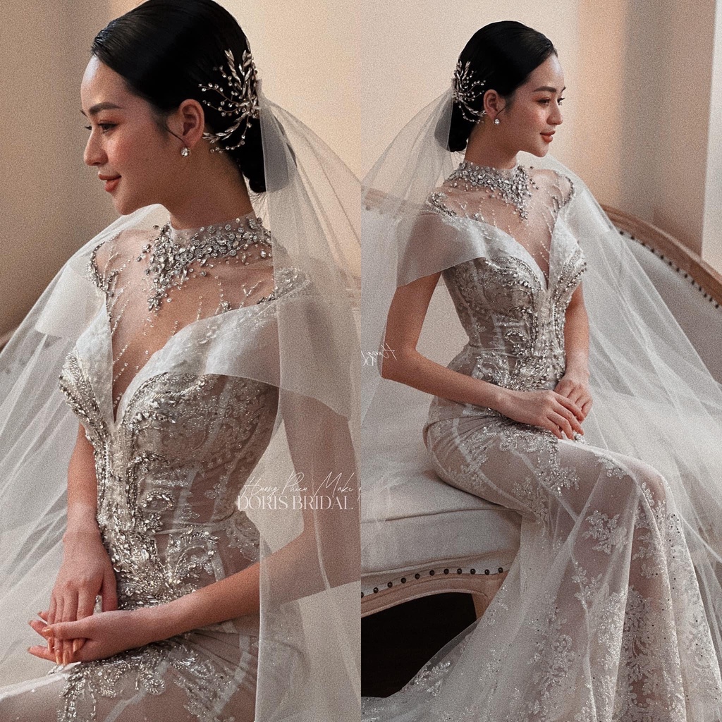 Vải kim tuyến hoa văn hoàng gia 511