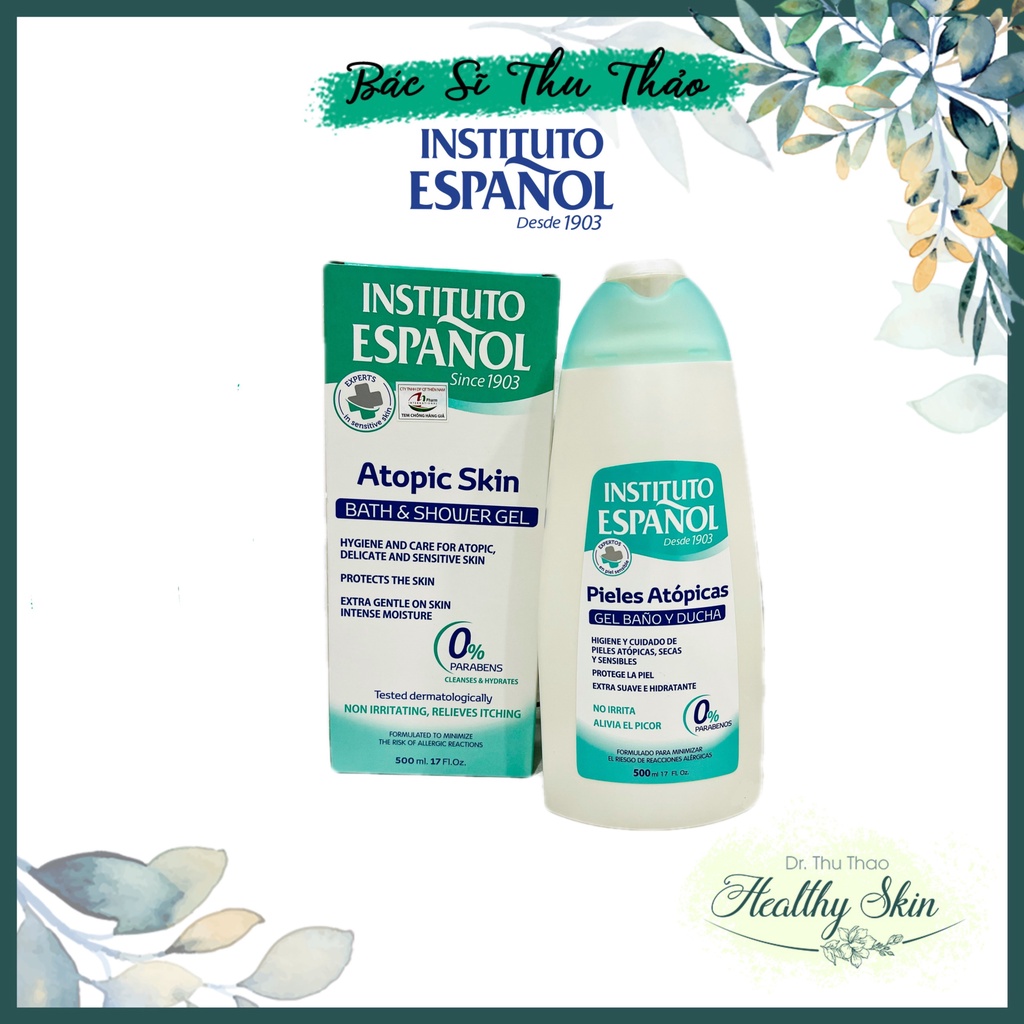 GEL TẮM CHÀM INSTITUTO ESPANOL ATOPIC SKIN BATH AND SHOWER