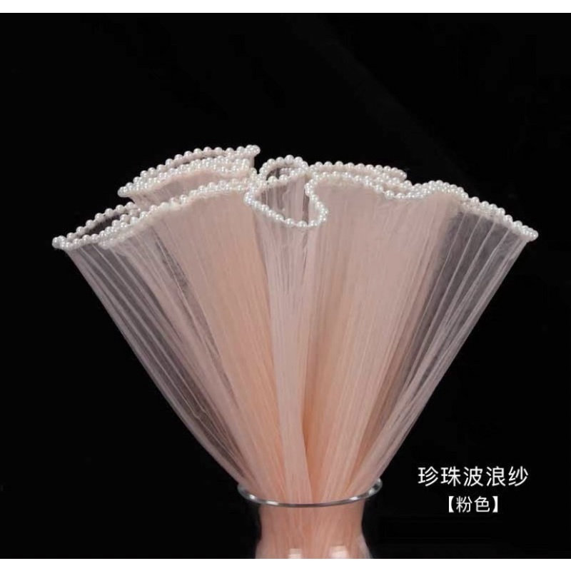 Voan xếp li gói hoa