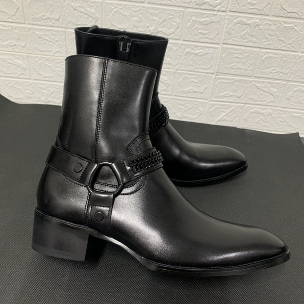 Harness Boot Xích Đen  full black Y.S..L