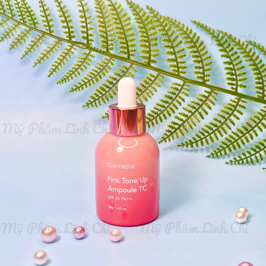 Serum Chống Nắng Dưỡng Trắng Da Cellapy Pink Tone Up Ampoule TC SPF 35 PA+++ 30g