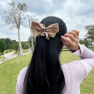 Cột tóc hoa hồng tiểu thư Modleaf Rose tie Hàn Quốc