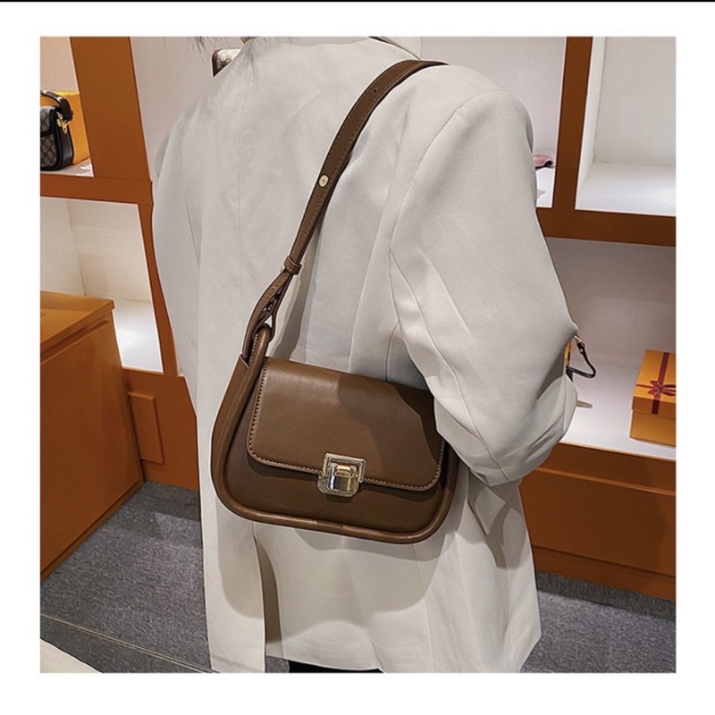 Túi xách nữ, túi kẹp nách khoá gập siêu xinh,siêu dễ thương