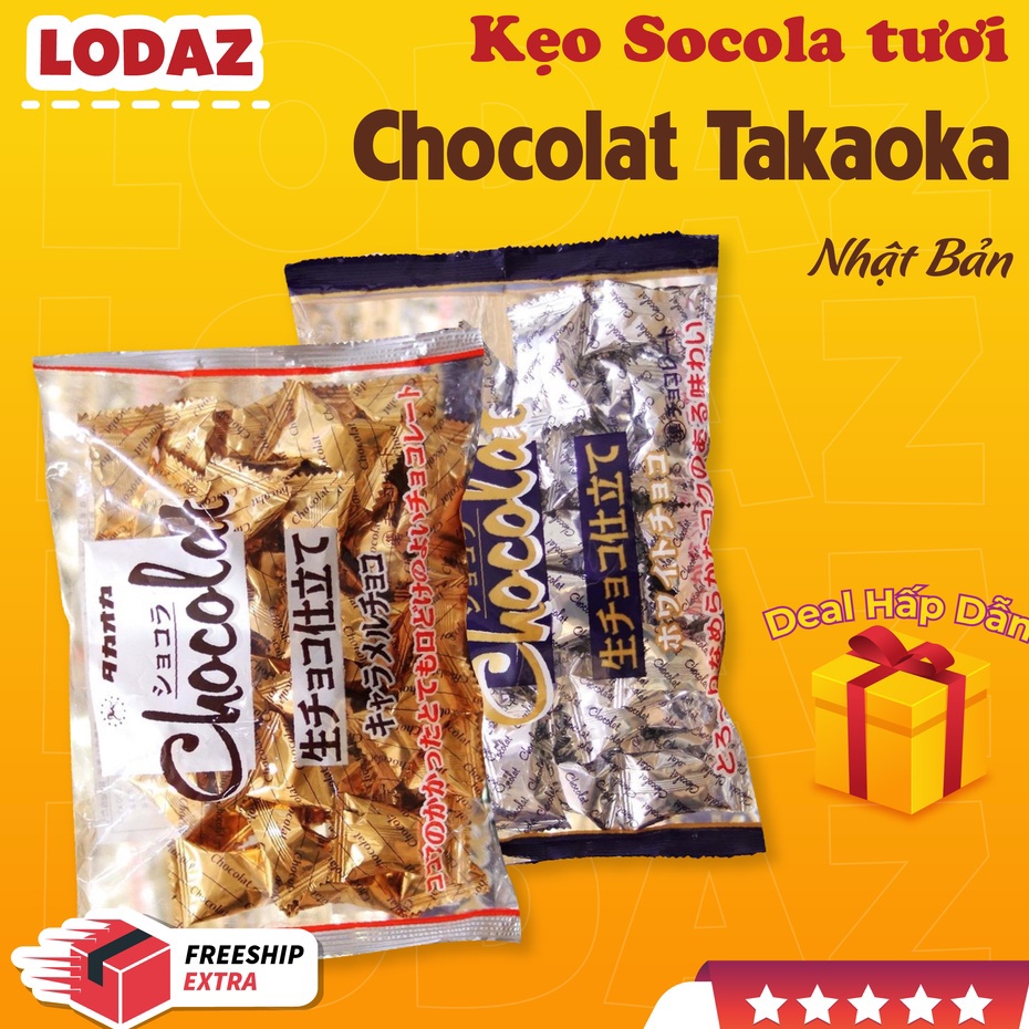 Kẹo Socola tươi Chocolat Takaoka Nhật Bản ăn vặt LODAZ siêu ngon tại hà Nội