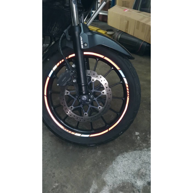 Miếng Dán Phản Quang 3m Chống Thấm Nước Trang Trí Bánh Xe Mô Tô Honda Cb500X Cb 500x