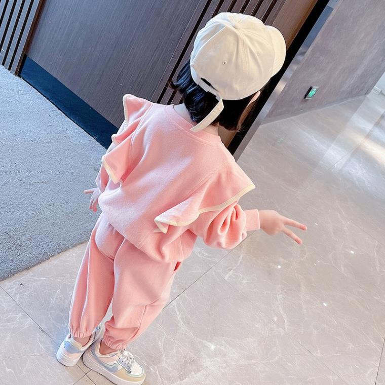 ⚡ ⚡ FLASH SALE ⚡ - Giá rẻ, miễn phí ship - Bộ quần áo trẻ em thu đông dài tay. Cotton nỉ da cá giữ ấm thu đông - XG052