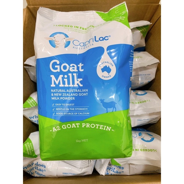 Sữa dê Caprilac Goat Milk Powder 1kg.100% đi Air